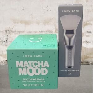 I DEW CARE Bundle-Matcha Mood + Silicone Mask Brush NIB